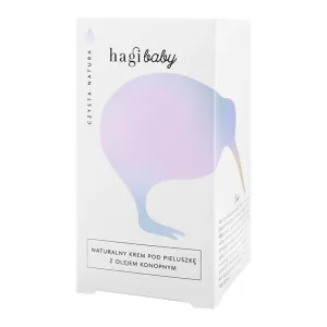 Hagi Baby, Cremă naturală pentru scutece cu ulei de cânepă, 50 ml