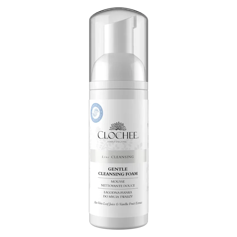 Clochee Simply Organic, Spumă delicată de curățare a feței, 150 ml — preț și oferte