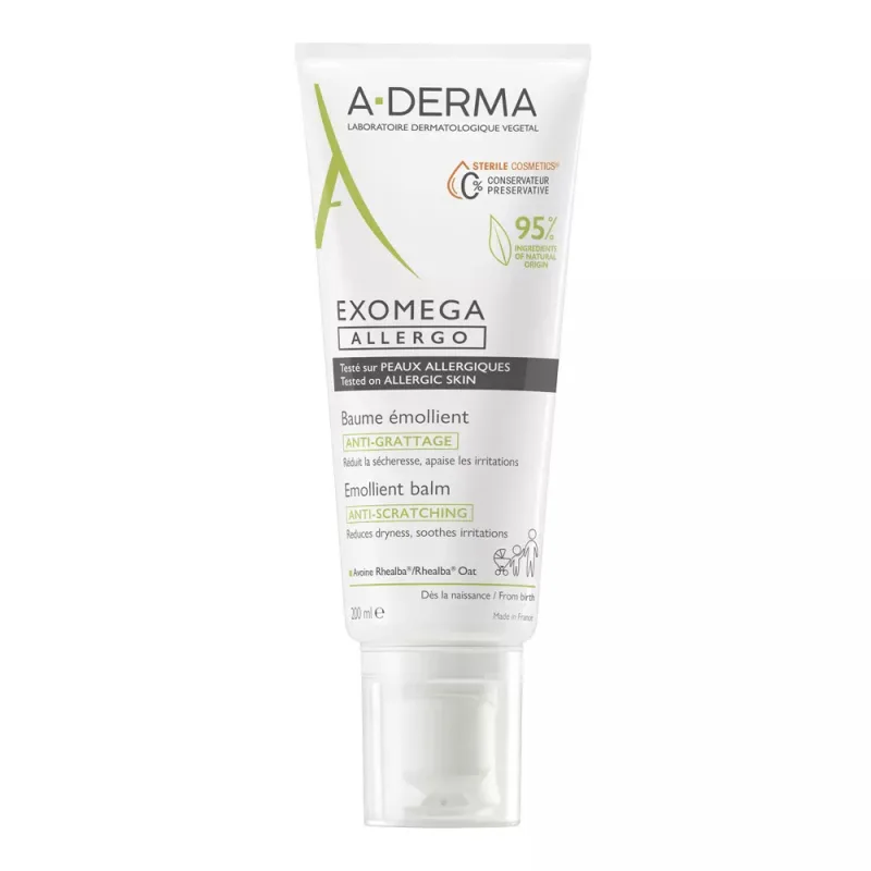 ADERMA Exomega Allergo balsam emolient 200ml — preț și oferte