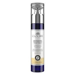 Clochee Simply Organic, cremă de noapte întineritoare și regenerantă, 50 ml