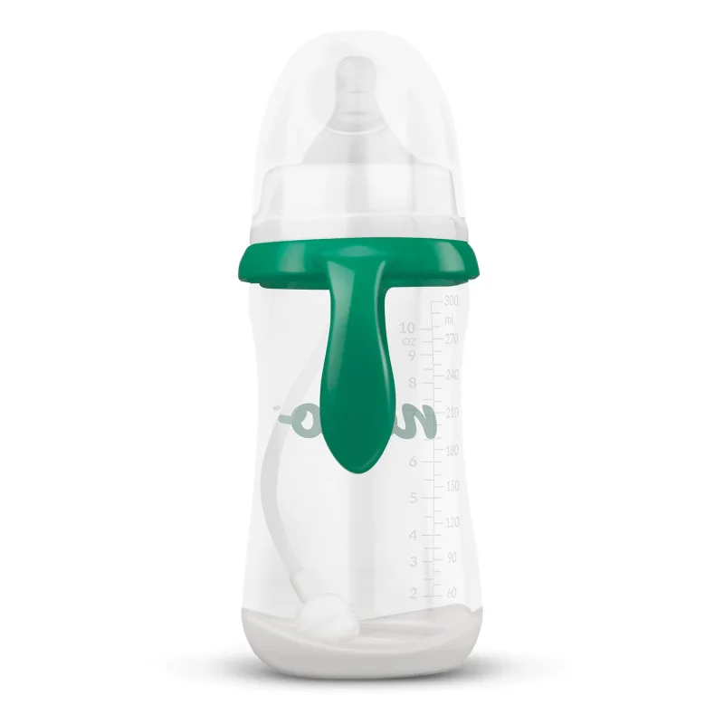 Biberon Neno, biberon anti-colic pentru hrănire și învățare la băut, cu manechin și tub cu greutate, de la 6 luni, 300 ml — preț și oferte