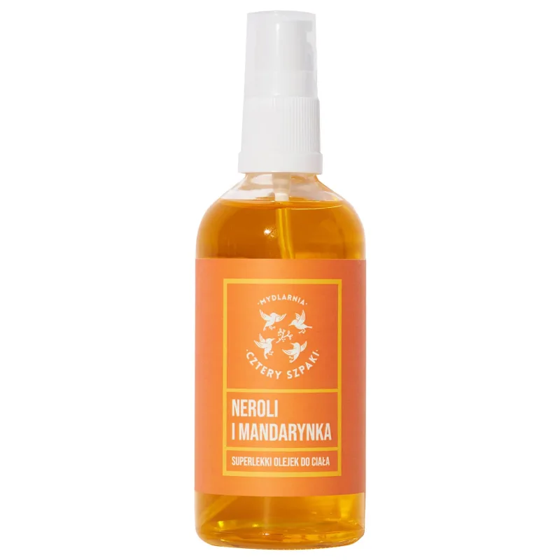 Four Pinks, ulei de corp super-ușor, neroli și mandarină, 100 ml Cztery Szpaki — preț și oferte