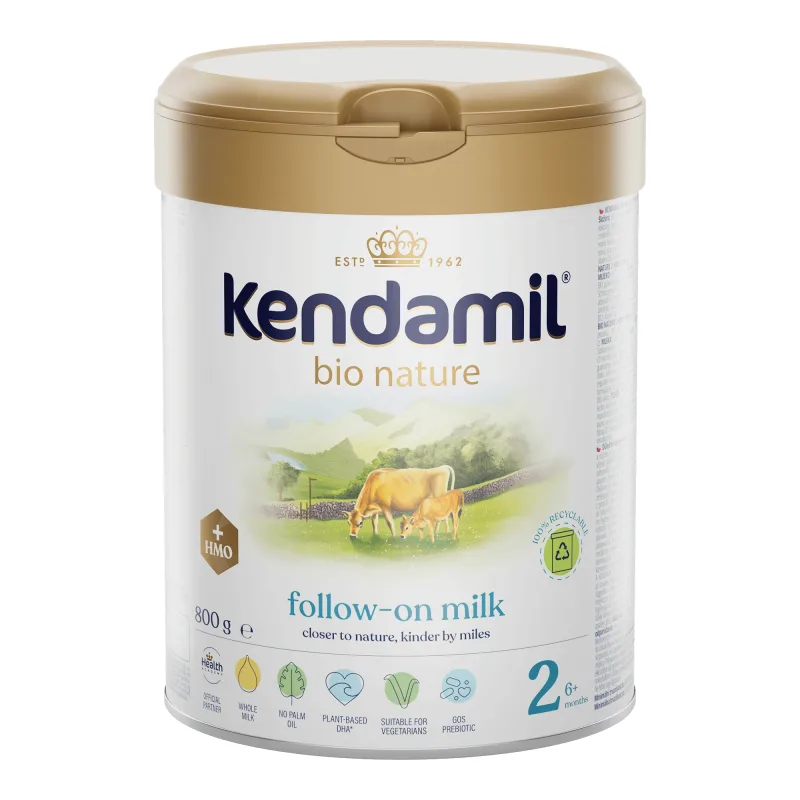 Kendamil Bio Nature 2 HMO+, 800 g - 6 luni și peste, formulă de continuare, Kendal Nutricare — preț și oferte