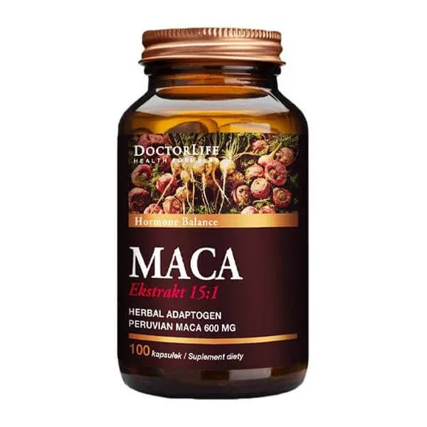 Doctor Life Maca Extract 15:1, 100 capsule — preț și oferte