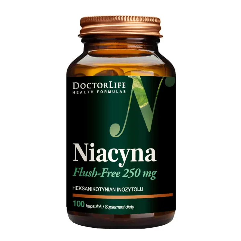 Doctor Life Niacin Flush-Free 250 mg, 100 capsule — preț și oferte