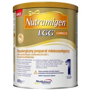 Nutramigen 1 LGG Formulă completă, hipoalergenică, de la naștere, 400 g, Mead Johnson