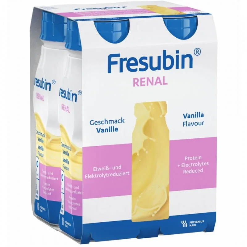Fresubin Renal băutură nutritivă cu aromă de vanilie, 4x200 ml, Fresenius Kabi — preț și oferte
