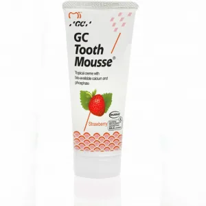 Pastă de dinți topică GC Tooth Mousse, aromă de căpșuni, fără fluor, 35 ml, GC Europe