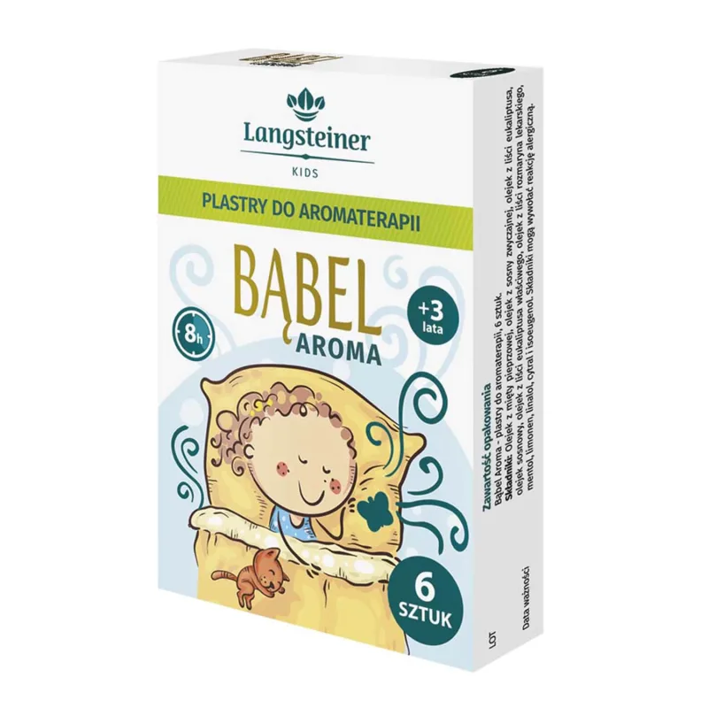 Langsteiner Bubble Aroma, plasturi de aromaterapie, de la vârsta de 3 ani, 6 bucăți — preț și oferte