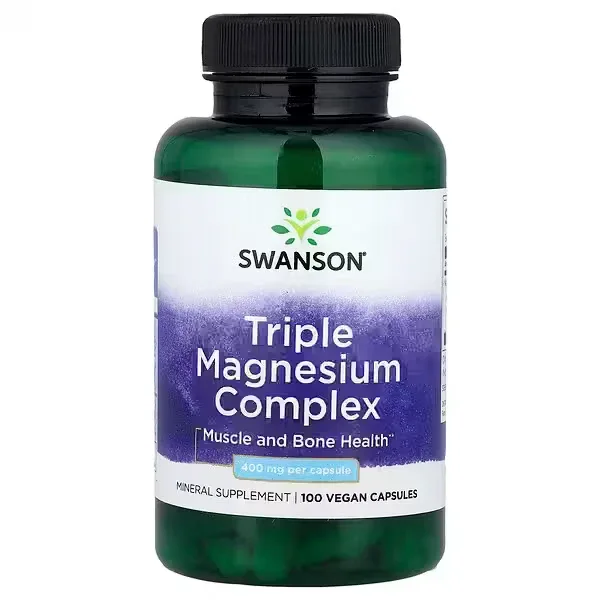 Swanson Triple Magnesium Complex, magneziu 400 mg, 100 capsule — preț și oferte