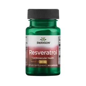 Swanson Resveratrol, resveratrol 100 mg, 30 capsule