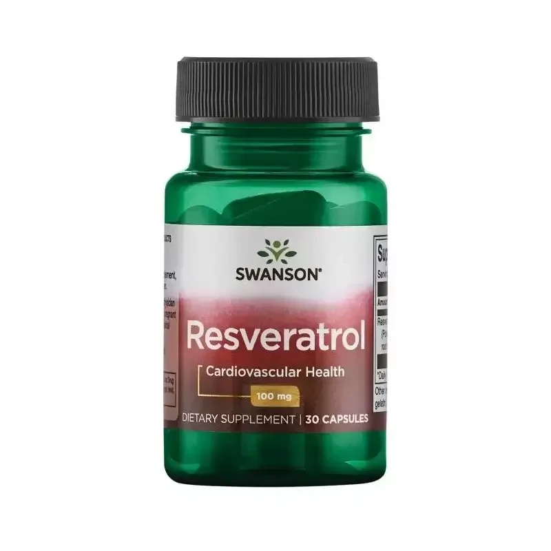 Swanson Resveratrol, resveratrol 100 mg, 30 capsule — preț și oferte
