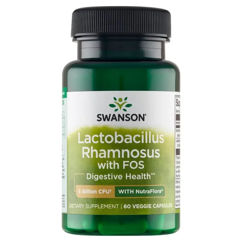 Swanson Lactobacillus Rhamnosus cu FOS, 60 capsule vegetariene — preț și oferte