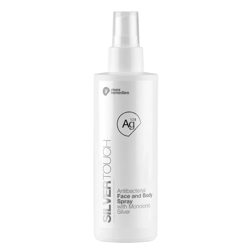 Invex Remedies Silver Touch, loțiune antibacteriană pentru față și corp cu argint monoionic Ag124, 200 ml — preț și oferte