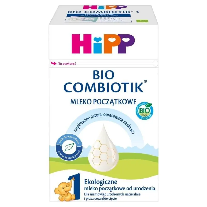 HiPP 1 Bio Combiotik, lapte organic pentru sugari, de la naștere, 550 g — preț și oferte
