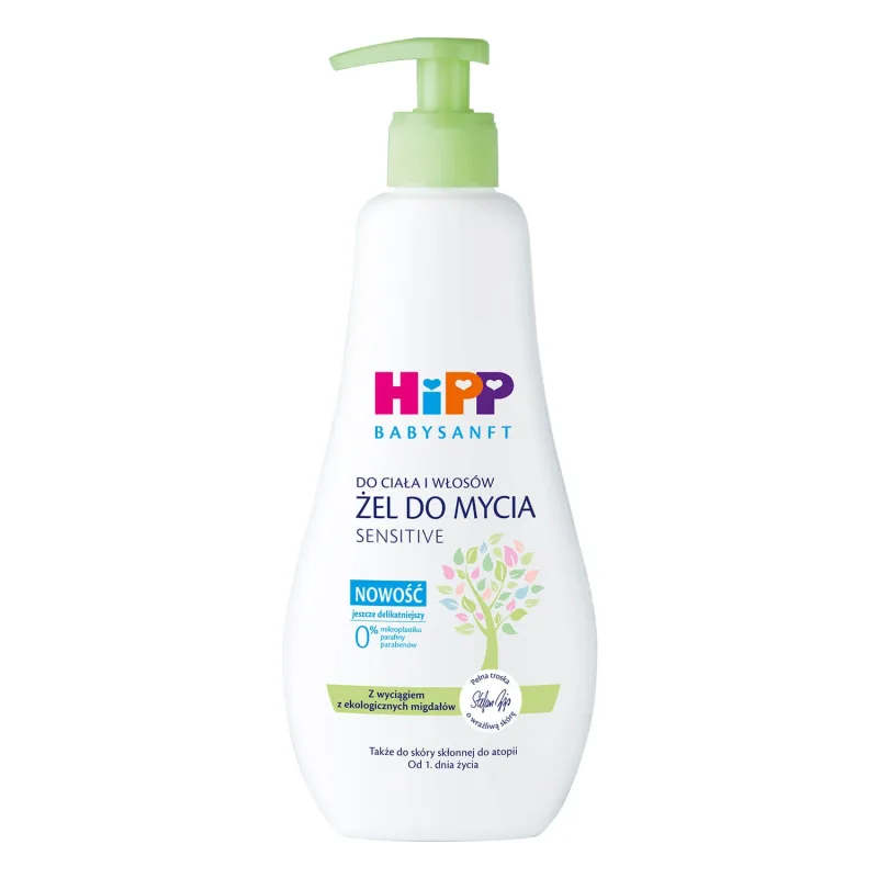 HiPP Babysanft gel de curățare pentru corp și păr, din prima zi, 400 ml — preț și oferte