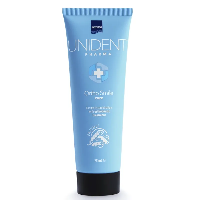 Pasta de dinti pentru tratamentul ortodontic Ortho Smile Care Unident Pharma, 75 ml, Intermed — preț și oferte