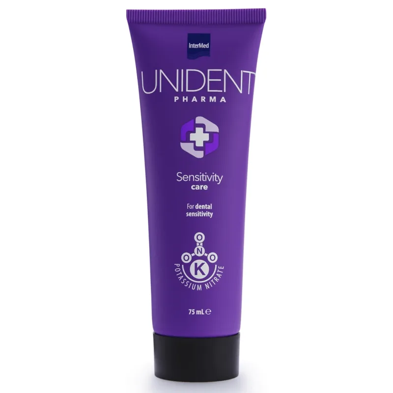Pasta pentru dinti sensibili Sensitivity Care Unident Pharma, 75 ml, Intermed — preț și oferte