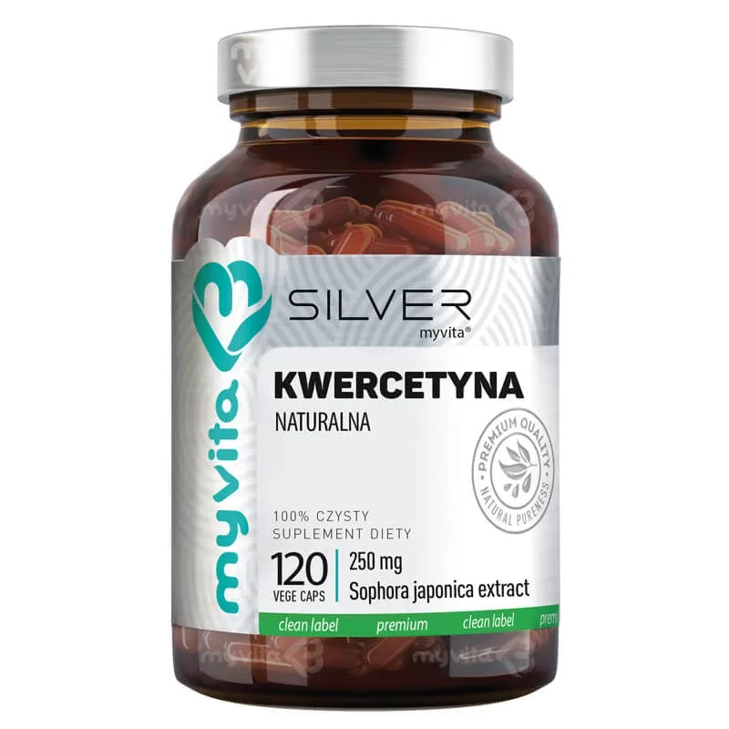 MyVita Silver Quercetin Natural, 120 capsule vegetale — preț și oferte