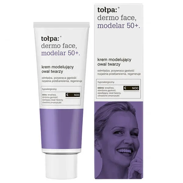 Tolpa Dermo Face, Modelar 50+, cremă de modelare ovală, pentru noapte, 40 ml — preț și oferte
