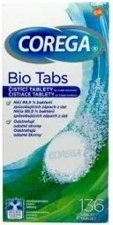 COREGA BIO Tabs 1x136 buc, tablete pentru curățarea protezelor dentare — preț și oferte