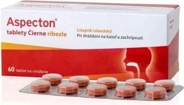 Aspecton pentru tuse cu coacăze negre, 60 de comprimate, Krewel Meuselbach — preț și oferte