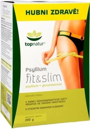 topnatur PSYLLIUM fit & slim cutie 1×200 g, supliment alimentar