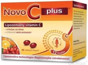 NOVO C PLUS Vitamina C lipozomală 1×90 cps, vitamina c