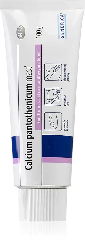 GENERICA Calcium pantothenicum unguent 1×100 g, emolient cu ulei de migdale extra — preț și oferte