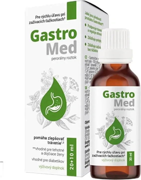 GastroMed soluție orală 30 ml 30 ml, supliment alimentar — preț și oferte