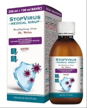 STOPVIRUS Sirop medical Dr.Weiss 1×300 ml, sirop multiherb
