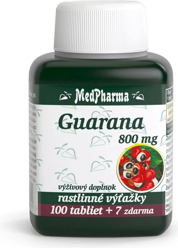 MedPharma GUARANA 800MG 1×107 tbl, guarana — preț și oferte