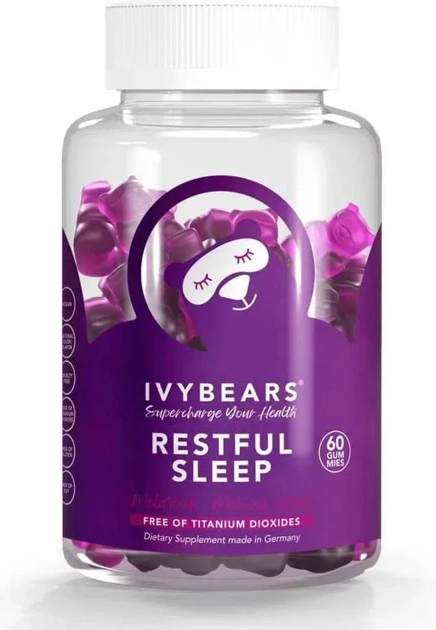 Ivy Bears Vitamine odihnitoare pentru un somn mai bun 60 buc 1×60 buc — preț și oferte