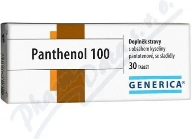 GENERICA Panthenol 100 1×30 tbl, supliment alimentar — preț și oferte