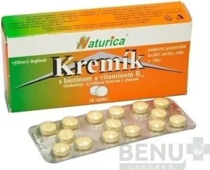 Naturica Silica cu biotină și vitamina B12 1×30 tbl, siliciu + biotină + vitamina B12