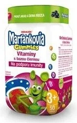 WALMARK Vitamine gumate marțiene cu soc negru 1×50 buc, aromă de măr și coacăz negru — preț și oferte