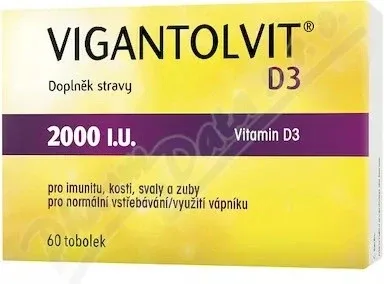Vigantolvit D3 2000 UI 1×60 cps, supliment alimentar — preț și oferte