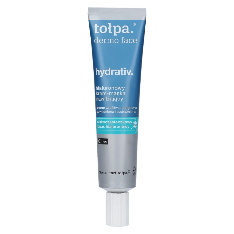 Tolpa Dermo Face, Hydrativ, mască-cremă hidratantă relaxantă pentru față, gât și decolteu, noapte, 40 ml — preț și oferte