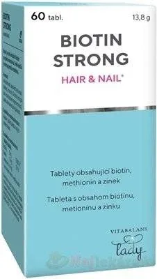 Vitabalans BIOTIN STRONG HAIR&NAIL 1×60 tbl, supliment alimentar — preț și oferte