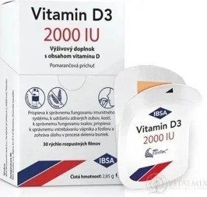 VITAMIN D3 IBSA 2000 UI 1×30 buc, supliment alimentar
