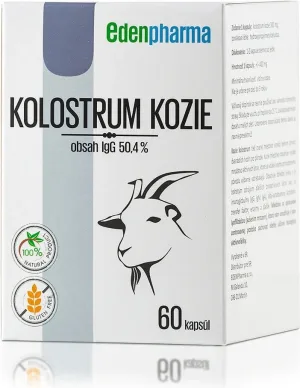 EDENPharma KOLOSTRUM GOAT 1×60 cps, supliment alimentar