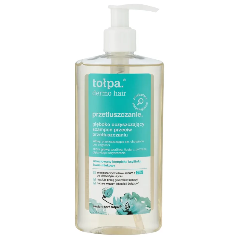 Tolpa Dermo Păr gras, șampon anti-gras pentru curățare profundă, 250 ml — preț și oferte