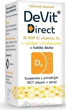 DeVit Direct 10 000 UI 1×6 ml, supliment alimentar — preț și oferte