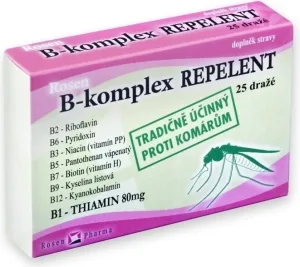 ROSEN PHARMA B-KOMPLEX REPELENT 1×25 tbl, repelent în comprimate