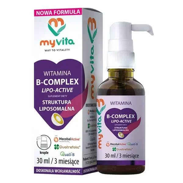 MyVita Vitamin B Complex, picături, 30 ml — preț și oferte