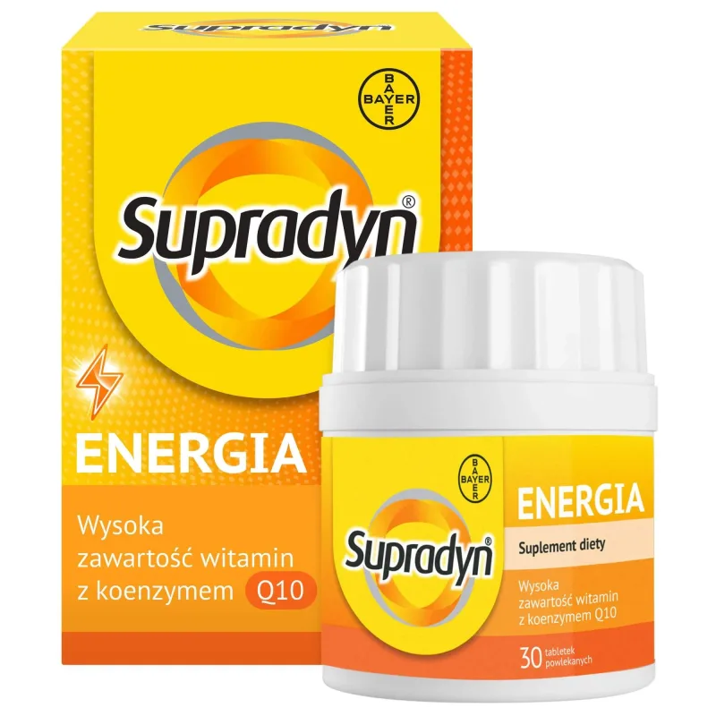 Supradyn Energy, 30 comprimate BAYER — preț și oferte