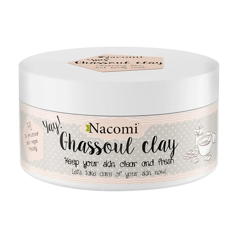 Nacomi Argilă Ghassoul, mască de curățare, 94 g — preț și oferte