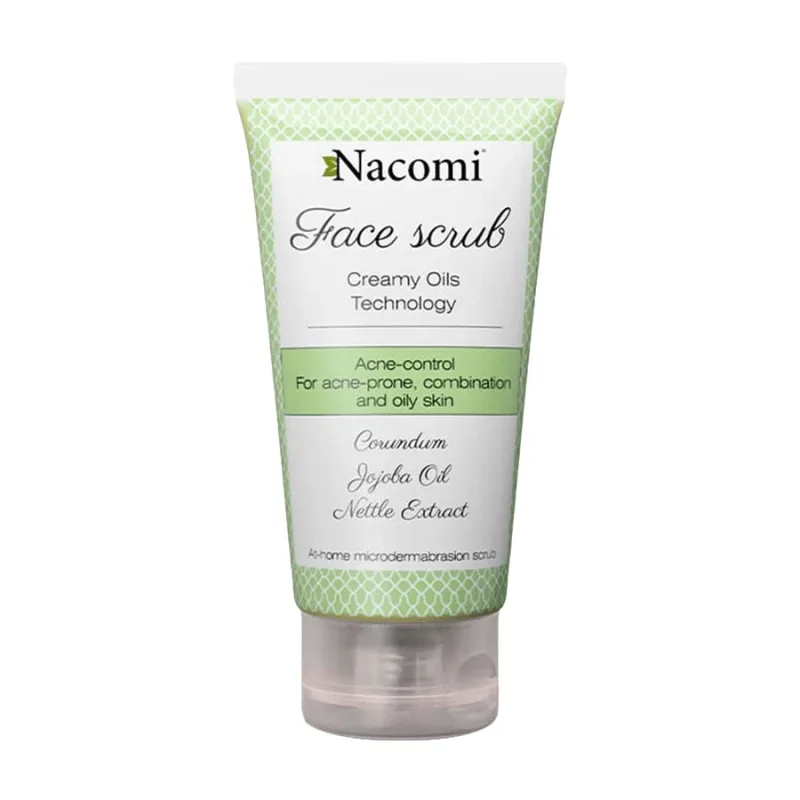 Nacomi, scrub facial anti-acnee, natural, 85 ml — preț și oferte