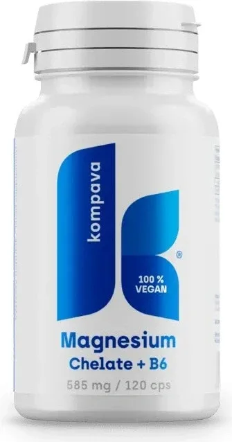 kompava Chelat de magneziu + B6 1x120 cps, supliment alimentar — preț și oferte