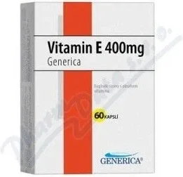 GENERICA Vitamina E 400 U.I. 1×60 cps, supliment alimentar